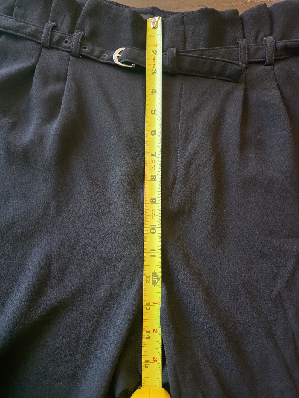 Express High Rise Wide Leg Belted Pants - Picture 7 of 7